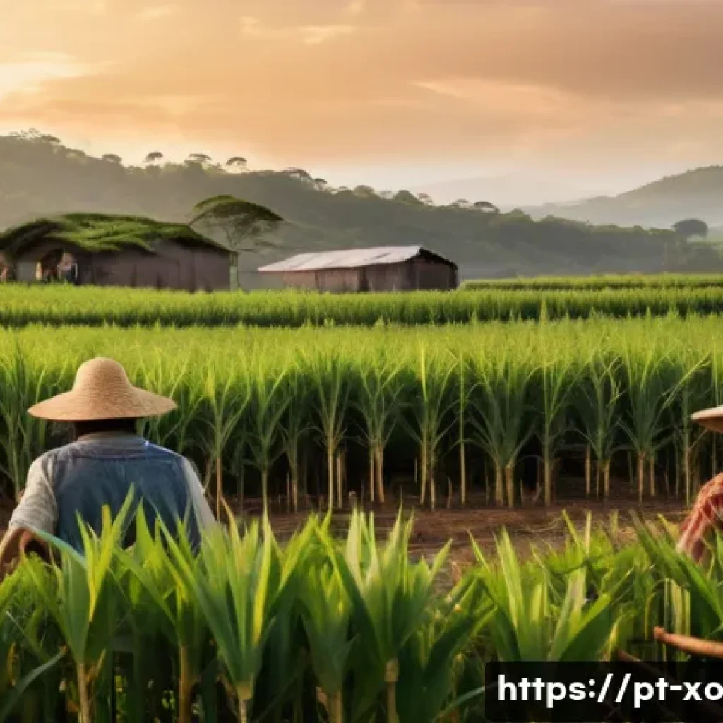 전통주 브랜드의 가격 변동 인사이트 - A rustic artisanal distillery scene set in the Brazilian countryside during harvest season, featurin...